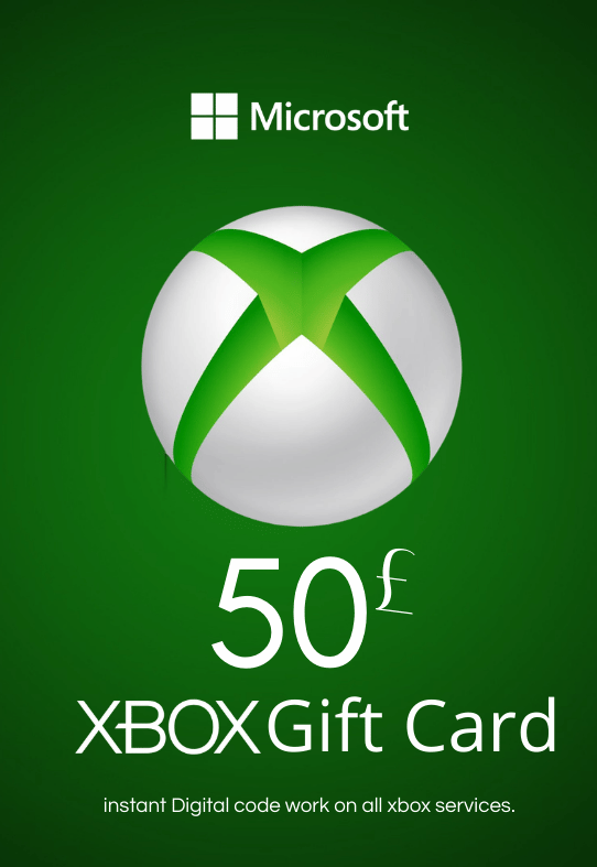 XBOX GIFT CARD 50$ - UK ONLY TEST